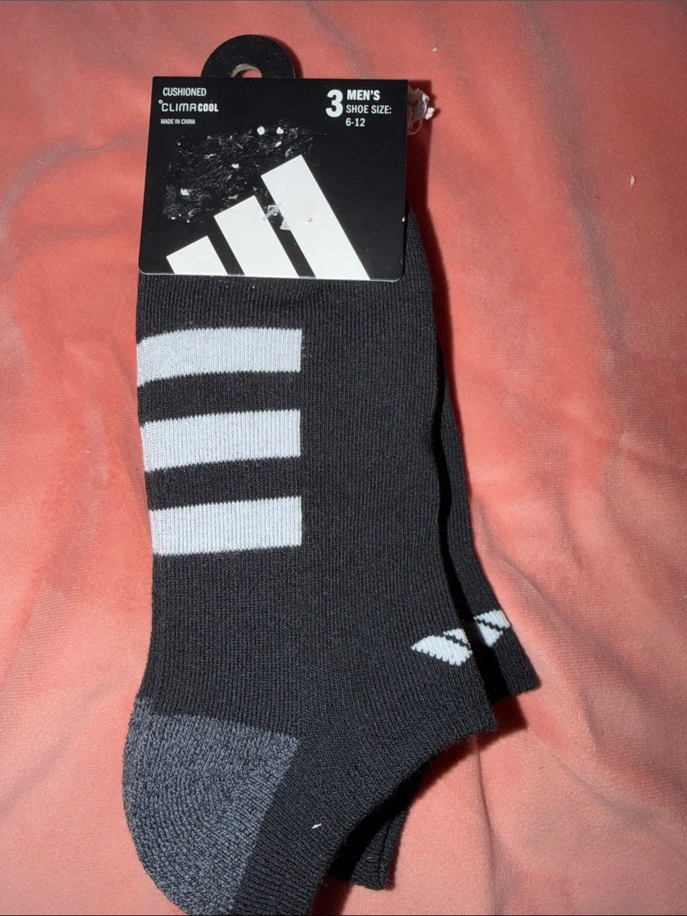 adidas Black & White Athletic Ankle Socks - 3 Pack
